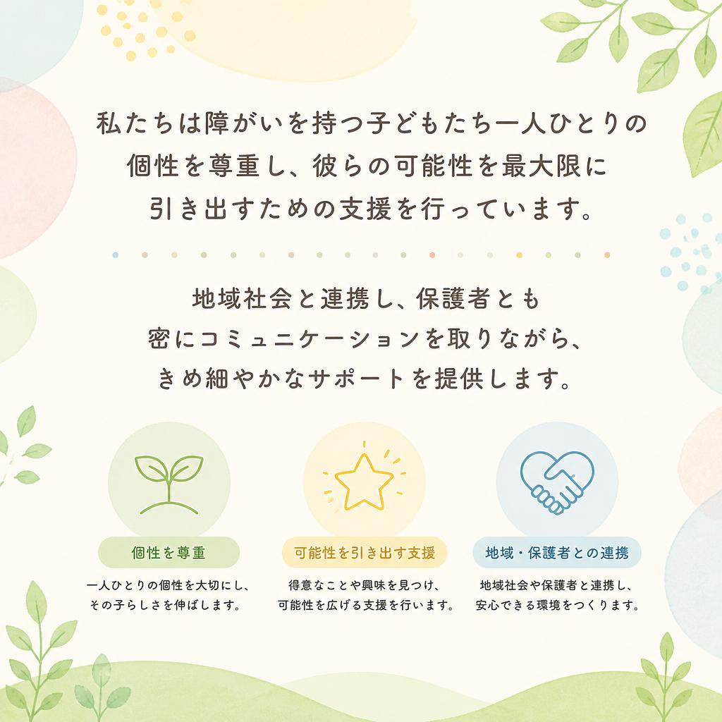 障がい児支援への想い