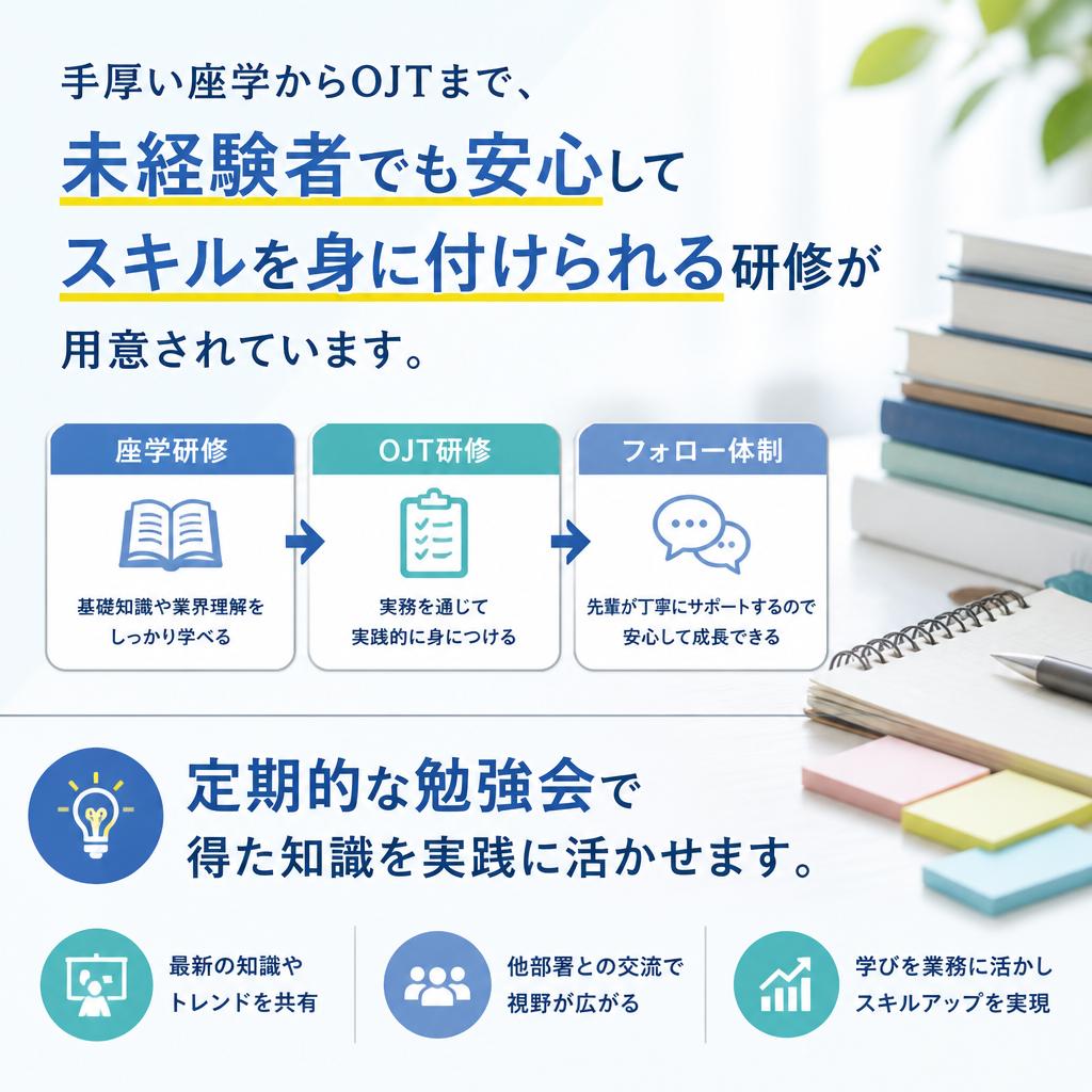 充実の研修制度