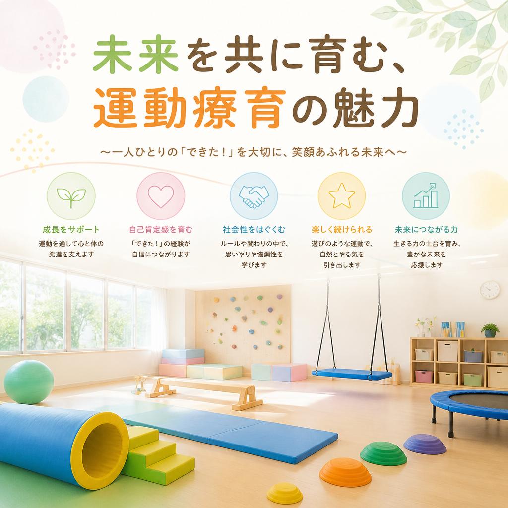 未来を共に育む、運動療育の魅力
