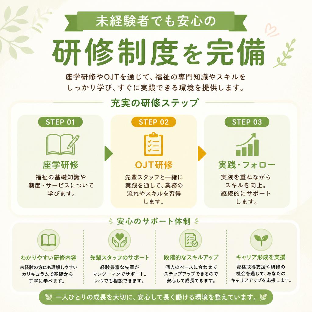 充実の研修制度