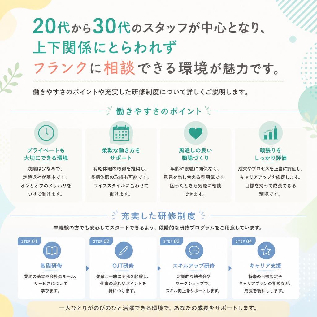 働きやすさの秘訣