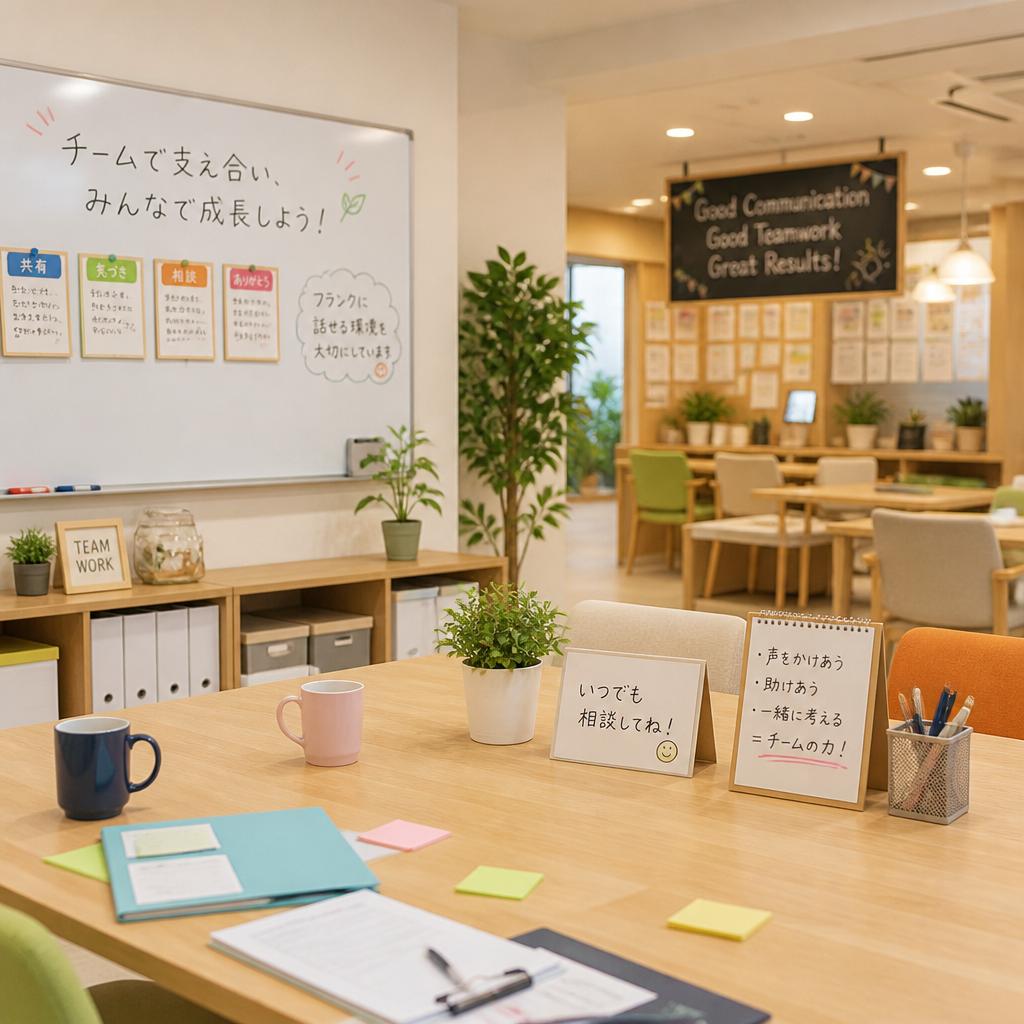 アットホームな職場環境